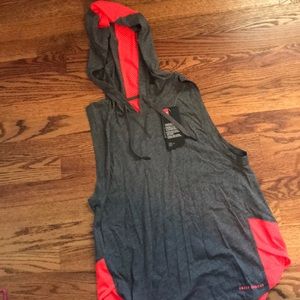 Under Armour athletic hooded tank top